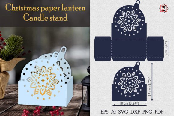 3D SVG Christmas Candlestick Stencil Review