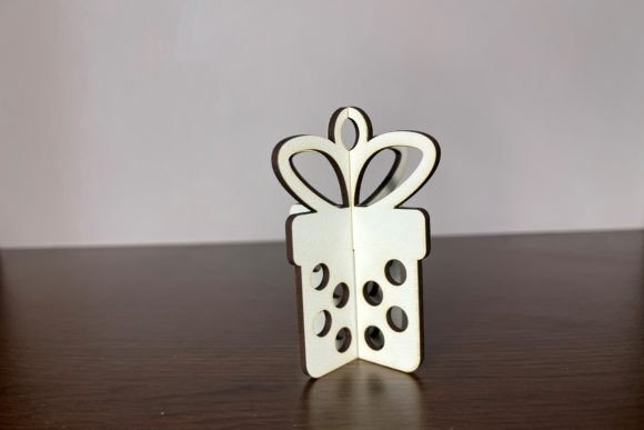 3D SVG Christmas Ornament Gift for Blog Design