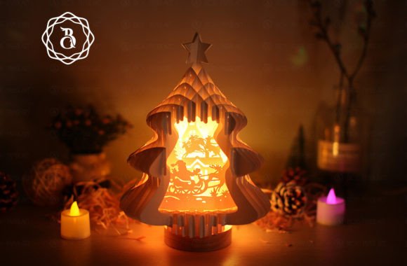 3D SVG Christmas Tree & Santa Review