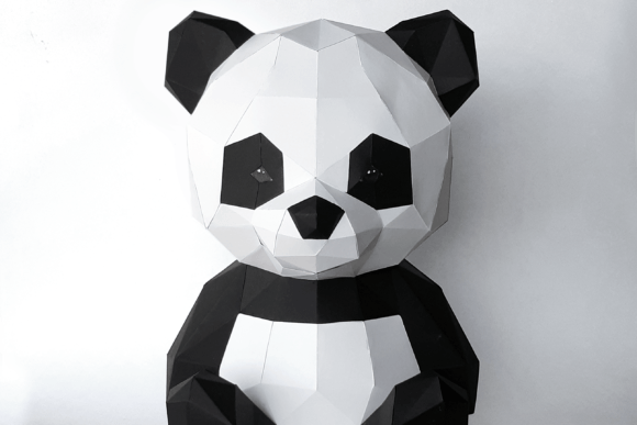 Cute Panda Paper Origami: 3D SVG Animals Review