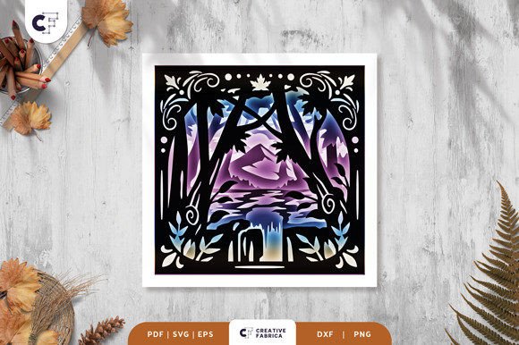 Fall Wet Woodland 3D SVG Review