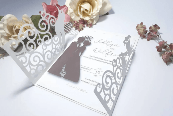 Hummingbird Card: 3D SVG for Cards And Invites