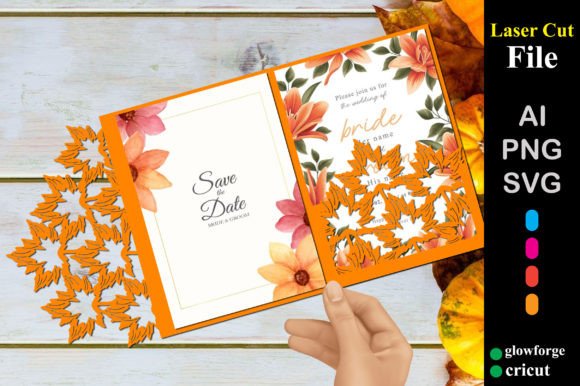 Maple Leaf Wedding: 3D SVG Shapes