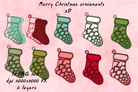 Merry Christmas Ornaments 3D: A Seller’s Review of This 3D SVG Asset