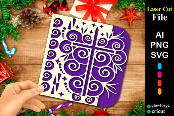 Reviewing 3D SVG Christmas Cross Papercut Card
