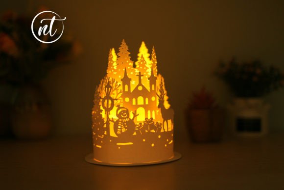 Reviewing 3D SVG Christmas Deer Lamp Design